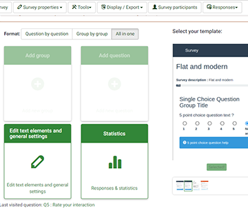 28 Question types to choose from